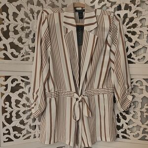 New York Clothing Co. Front-tie Blazer